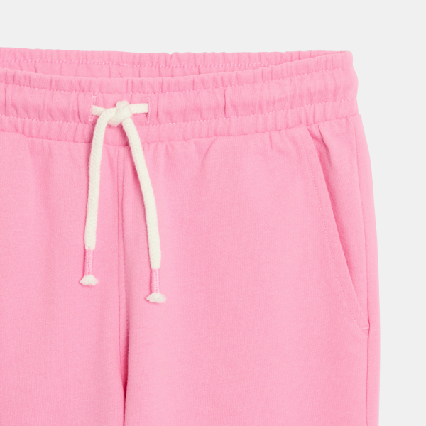 بنطلون رياضي ميلتون وردي سادة للبنات